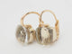 Boucles d'oreilles Pomellato Nudo Classic - Boucles d’oreilles en or rose 18 kt et topaze blanche 58 Facettes 33436