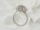 Bague 54 Bague fleur en or blanc 18 ct et diamants 58 Facettes 33233