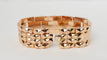 Bracelet Bracelet Tank années 1940 en or rose 18 kt 58 Facettes 32435