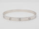 Bracelet Cartier Love - Bracelet grand modèle en or blanc 18 ct 58 Facettes 33259