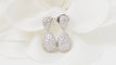 Boucles d'oreilles Boucles d'oreilles pendantes en or blanc 18 kt et diamants 58 Facettes 32102