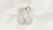 Boucles d'oreilles Boucles d'oreilles pendantes en or blanc 18 kt et diamants 58 Facettes 32102