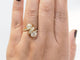 Bague 52 Bague Toi et Moi en or jaune 18 ct et diamants 58 Facettes 33541