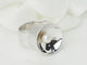 Bague 54 Dinh Van - Bague vintage en or blanc 18 ct et perle de culture 58 Facettes 33543