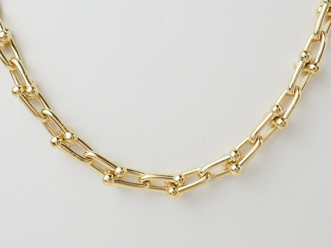 Tiffany & Co HardWear Kolye - 18 ayar sarı altın kolye 58 Facettes 33617