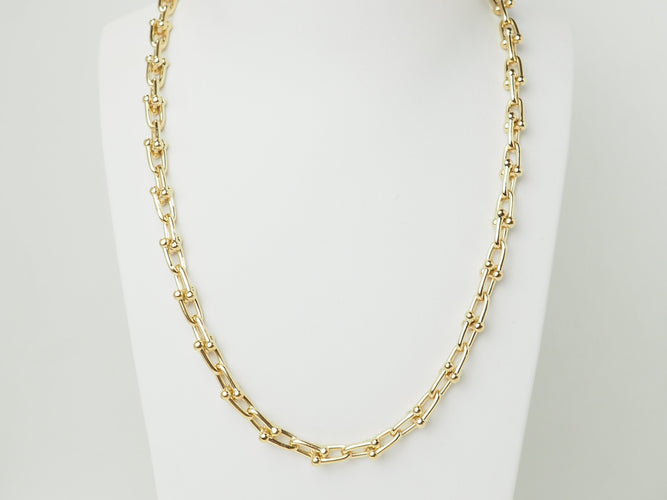 Tiffany & Co HardWear Kolye - 18 ayar sarı altın kolye 58 Facettes 33617