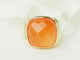 Ring 52 Ring Signetring i 18K gult guld och karneol 58 Facettes 33632