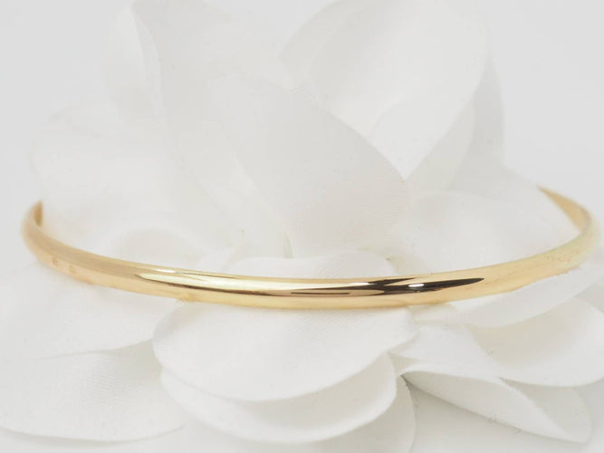 Bracelet Bracelet demi-jonc en or jaune 18 ct 58 Facettes F5025