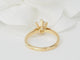Bague 54 Bague solitaire en or jaune 18 kt et diamant 1,59 ct 58 Facettes 32058
