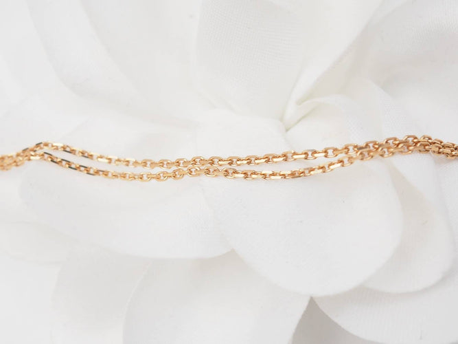 Collier Collier arc en or rose et blanc 18 K 58 Facettes F4646