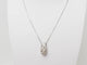 Collier Collier pendentif dôme en or blanc 18 kt et diamants 58 Facettes 27313/27307
