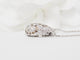 Collier Collier pendentif dôme en or blanc 18 kt et diamants 58 Facettes 27313/27307