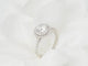 Bague 53 Bague solitaire en or blanc 18 kt et diamants 0,72 ct 58 Facettes 31788/32448