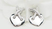 Boucles d'oreilles Chaumet Liens - Boucles d’oreilles Double Liens en or gris 18 kt et diamants 58 Facettes 32735