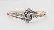Bracelet Bracelet ancien du XIXe siècle en or rose 18 ct et argent, diamants 58 Facettes 32755