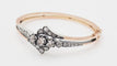 Bracelet Bracelet XIXe siècle en or rose 18 kt et argent, serti de diamants 58 Facettes 32756