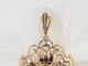 Pendentif Broche pendentif en or jaune 18 ct, émeraude, grenats et perles 58 Facettes 33147