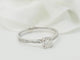 Bague 54 Bague solitaire en or blanc 18 ct et diamants 0,35 ct 58 Facettes 28292