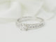 Bague 52 Bague solitaire en or blanc 18 kt et diamants 0,37 ct 58 Facettes 29910