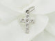 Pendentif Pendentif croix en or blanc 18 kt et diamants 0,17 ct 58 Facettes F4863