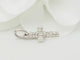 Pendentif Pendentif croix en or blanc 18 kt et diamants 0,17 ct 58 Facettes F4863