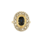 Bague 52.5 Bague pompadour saphir et diamants 58 Facettes 127210110172