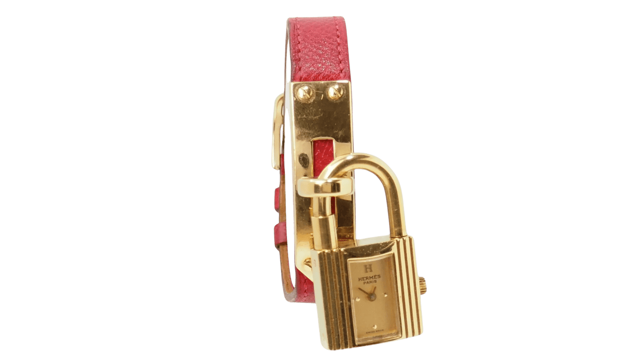 Montre HERMES - Montre Kelly-Cadenas en plaqué or 58 Facettes 32915