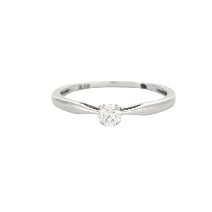 Solitaire Gold & Diamond Ring 0.20ct