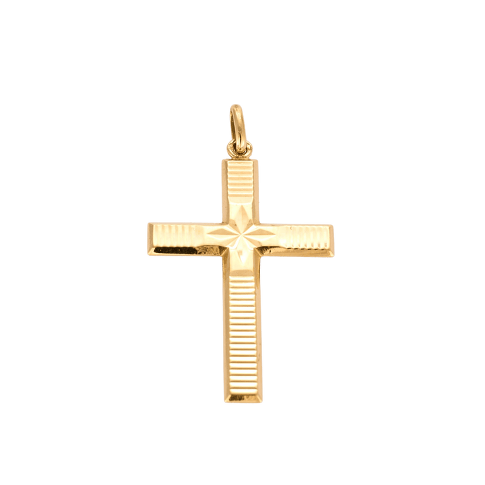 Pendentif Croix or jaune 58 Facettes 36604033