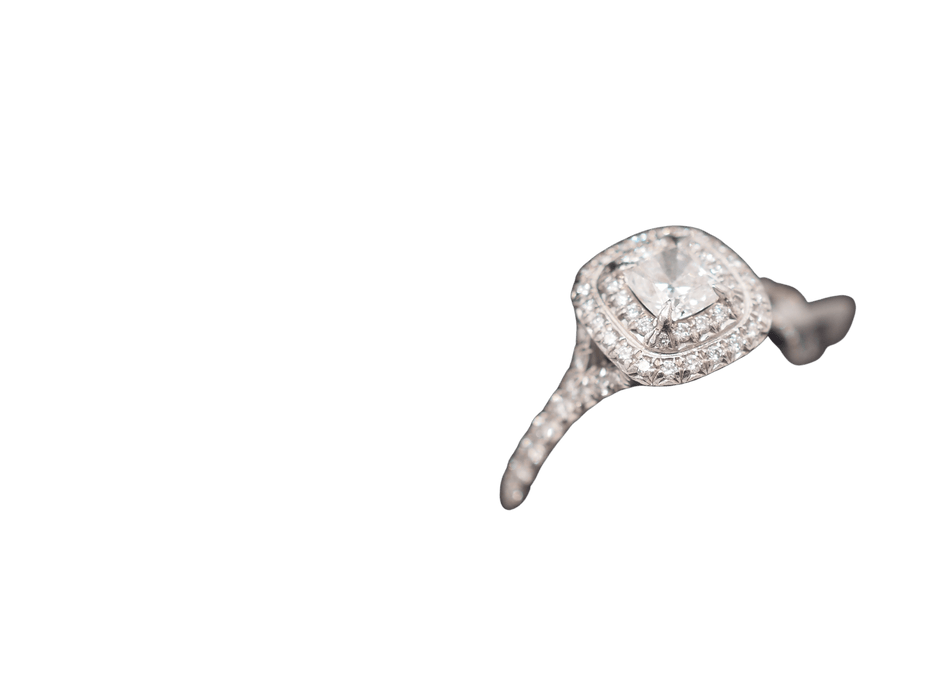 Bague 52 TIFFANY & CO. - Bague Soleste platine et diamants 58 Facettes