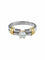 Bague 57 Bague solitaire sertie griffe diamant 0,50 ct en or jaune et blanc 58 Facettes BO/150024