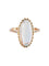Bague 48 Bague ovale en or jaune 18k sertie d’un quartz 58 Facettes BO/130099