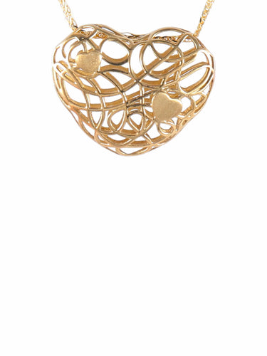 Collier Or Jaune Collier pendentif cœur en or jaune 18 carats 58 Facettes BO/220033