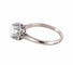 Bague 55 Bague solitaire en or blanc 18 carats et diamant 0,50 ct 58 Facettes BO/220063-64 RIV