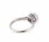 Bague 55 Bague solitaire en or blanc 18 carats et diamant 0,50 ct 58 Facettes BO/220063-64 RIV