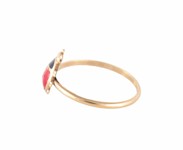 Bague 48 Bague Coccinelle en or jaune 18 carats 58 Facettes BO/220049 RIV
