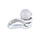 Bague 53 de Grisogono - Bague Tourbillon pavée en or blanc et diamants 58 Facettes BO/220112 NSS