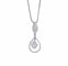 Collier Collier "Aurora" pendentif goutte en or blanc 18k et diamants 58 Facettes BO/220053