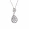 Collier Vahan - Collier pendentif goutte en or blanc 18k et diamants 58 Facettes BO/220046 RIV
