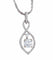 Collier Collier pendentif arabesques pavé de diamants en or blanc 18k 58 Facettes BO/220106