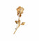 Broche Broche rose en or jaune 18k et rubis 58 Facettes BO/220062-RIV