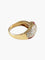 Bague 54 Bague moderne pavée en or jaune 18 carats et rubis diamants 58 Facettes BO/130068