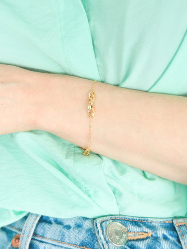 Armbånd Trio-armbånd i 18 karat gult gull 58 Facettes BR1576