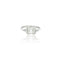 Bague 52 Bague trilogie en platine et diamants 58 Facettes