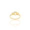 Bague 53 Bague - Taille émeraude en or jaune 18k et diamants 58 Facettes