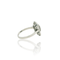 Bague 52 Bague calibrée en or blanc 18k, diamant et saphirs 58 Facettes