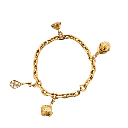 Bracelet Bracelet or jaune charms 58 Facettes 34200329