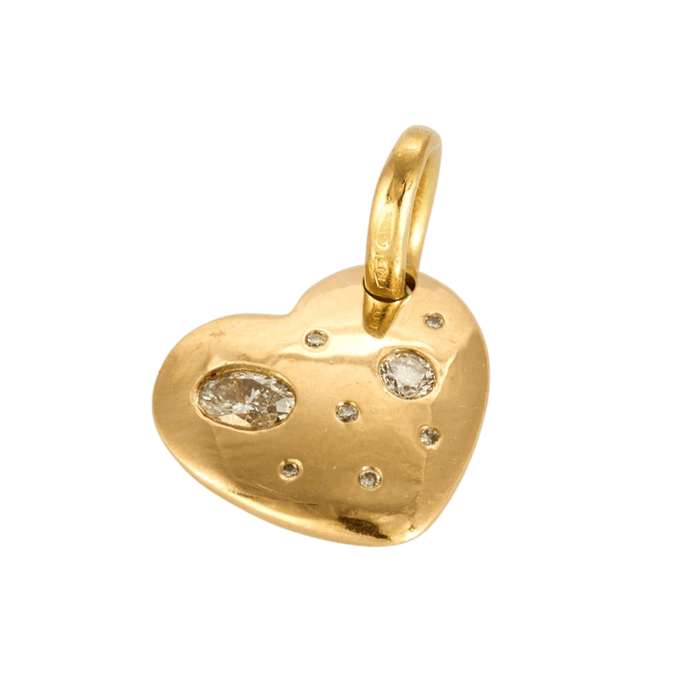 Pendentif POMELLATO - Pendentif cœur Or jaune et Diamants 58 Facettes DV0670-5