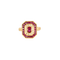 Bague 58 Bague rectangulaire diamants rubis calibrés 58 Facettes