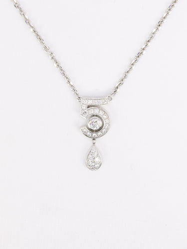 Collier Chanel Eternal N°5 - Collier en or blanc 18k et diamants 58 Facettes 1187